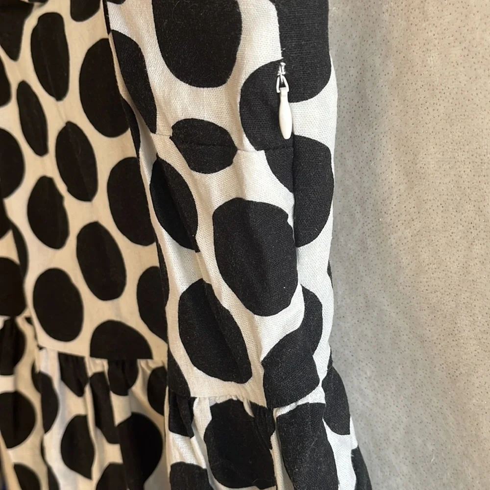 Black & white polka dot dress - Picture 2 of 4